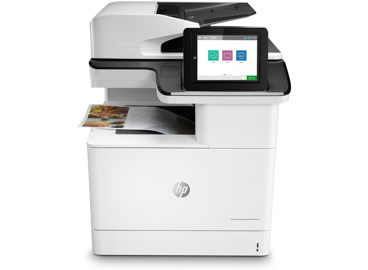 HP LaserJet Enterprise M776dn Multifunction Colour Laser Printer Imprimante Multifonction Laser Couleur Télécopie Impression et numérisation recto-verso - T3U55A#BGJ
