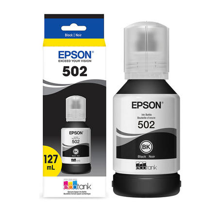 EPSON Cartouche Jet d'encre Originale Noire (7 500 pages) - T502 - T502120
