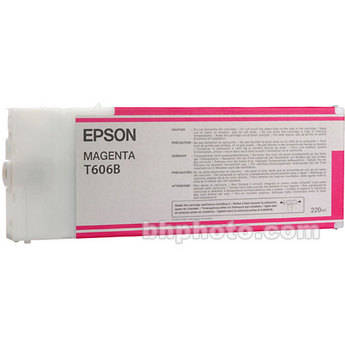 EPSON Cartouche Jet d'encre Originale Magenta 220 ml - T606 - T606B00