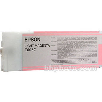 EPSON Cartouche Jet d'encre Originale Magenta, photo 220 ml - T606 - T606C00