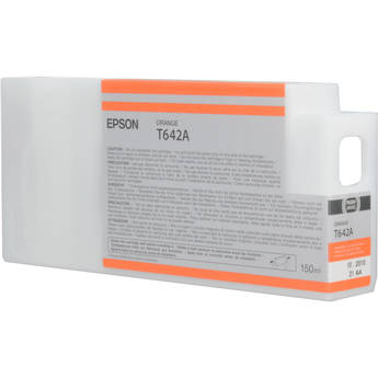 EPSON Cartouche Jet d'encre Originale Orange 150 ml - T642 - T642A00