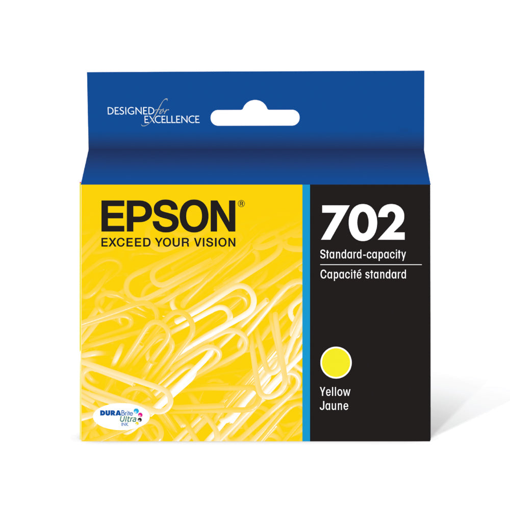EPSON Cartouche Jet d'encre Originale Jaune (300 pages) - T702 - T702420-S