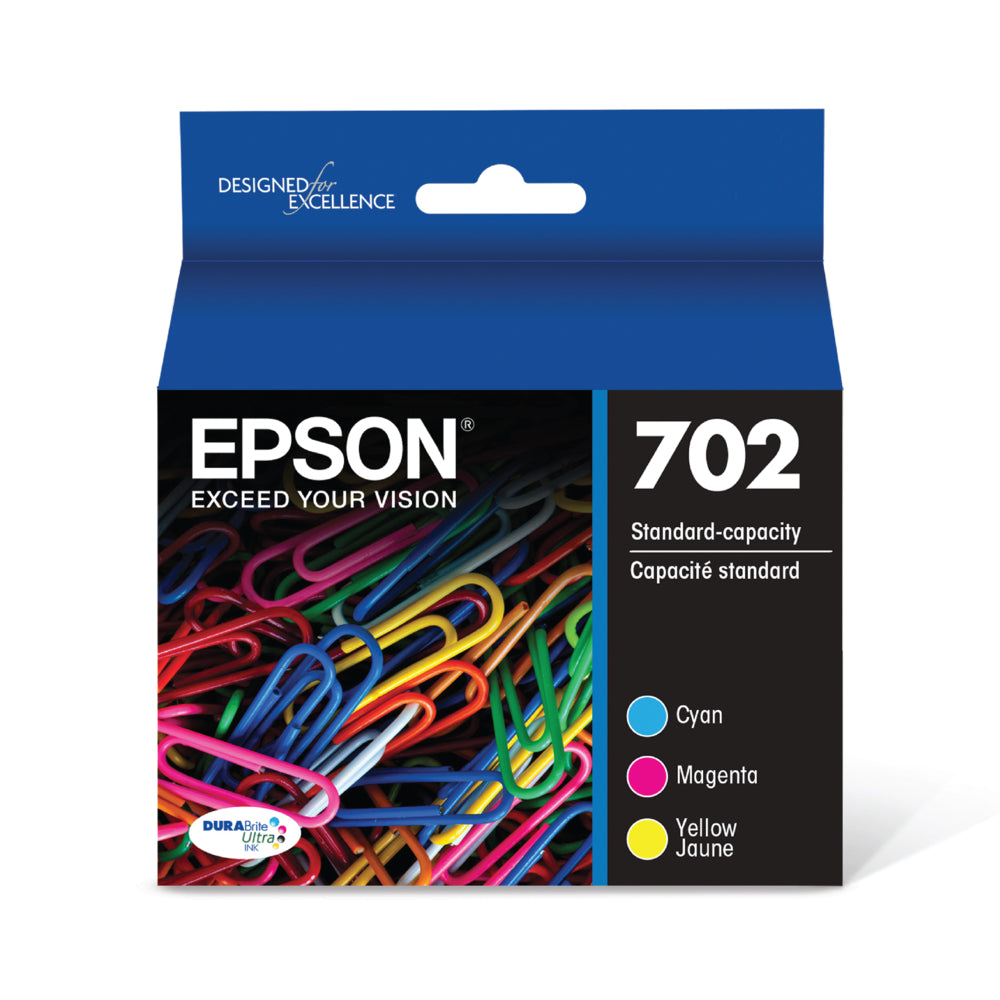 EPSON Cartouche Jet d'encre Originale CMY (900 pages) - T702 - T702520-S