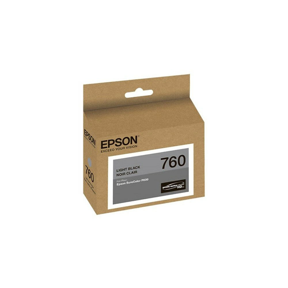 EPSON Cartouche Jet d'encre Originale Noire (200 pages) - T760 - T760720