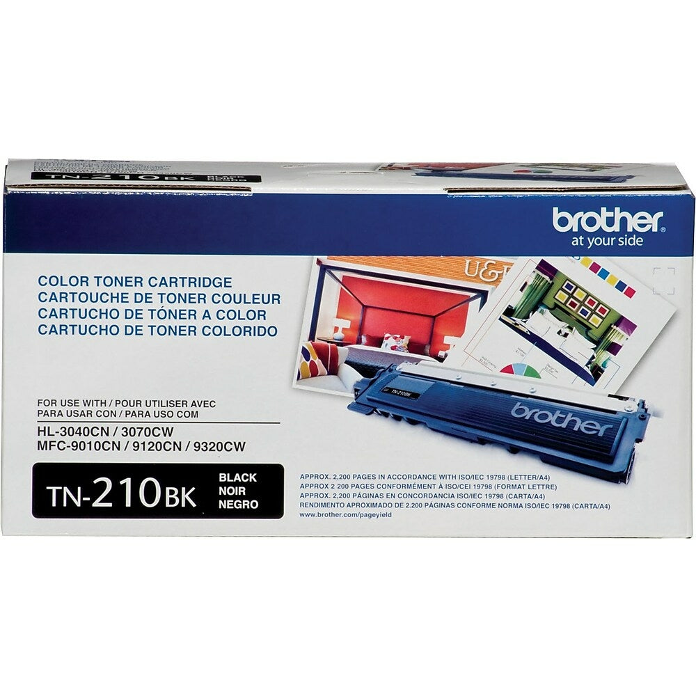 BROTHER Cartouche Laser Originale Noire (2 200 pages) - TN210BK