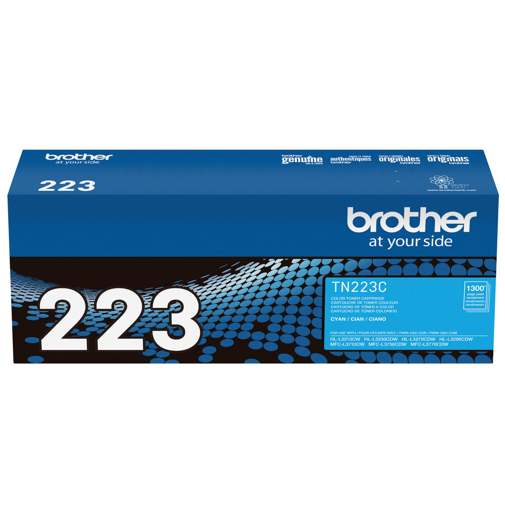 BROTHER Cartouche Laser Originale Cyan (1 300 pages) - TN223C