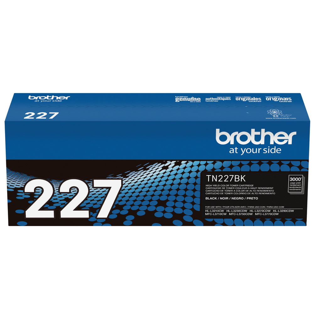 BROTHER Cartouche Laser Originale Noire (3 000 pages) - TN227BK