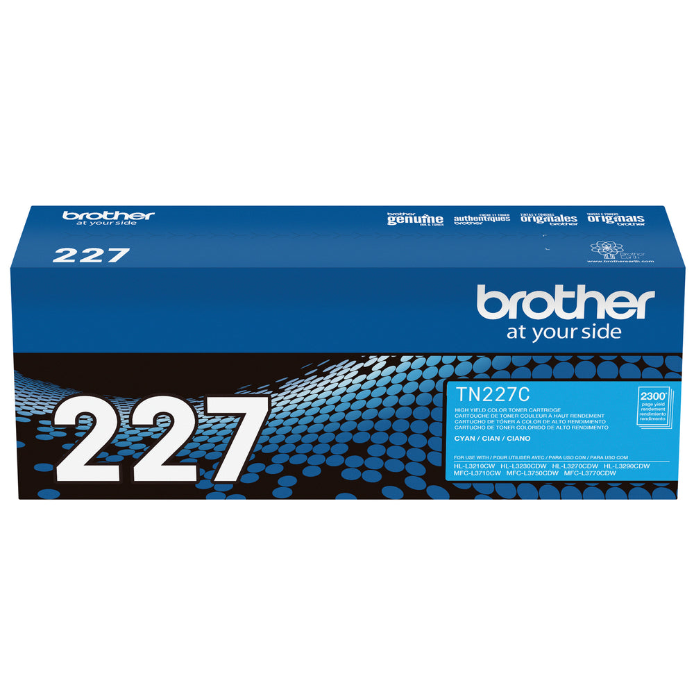 BROTHER Cartouche Laser Originale Cyan (2 300 pages) - TN227C