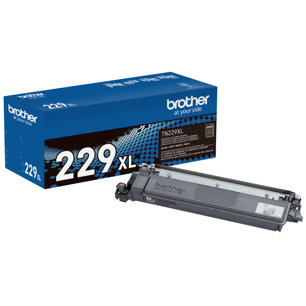 Cartouche laser originale Brother Noire (3 000 p.) - TN229XLBK