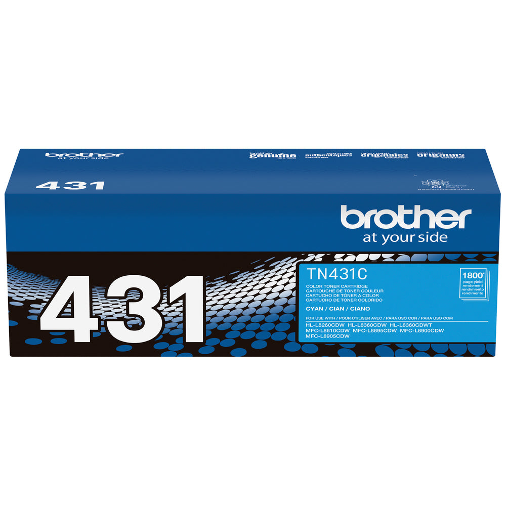 BROTHER Cartouche Laser Originale Cyan (1 800 pages) - TN431C