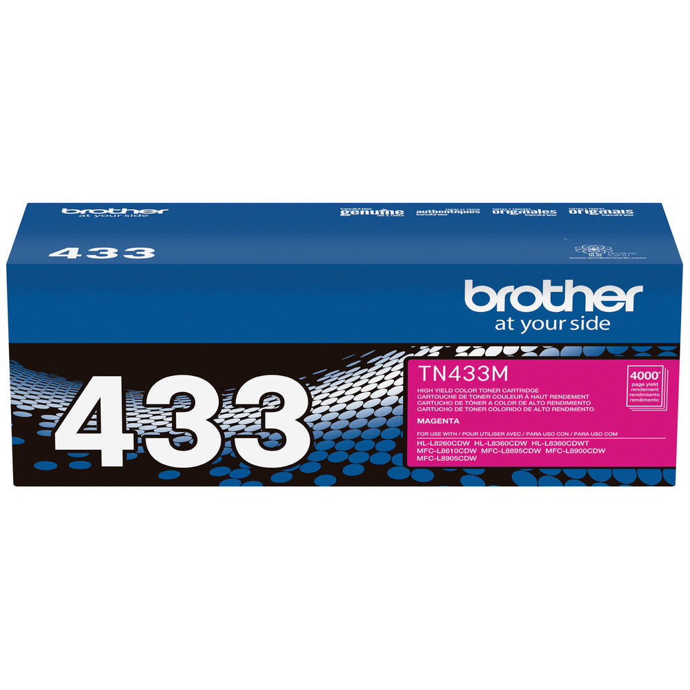 BROTHER Cartouche Laser Originale Magenta (4 000 pages) - TN433M