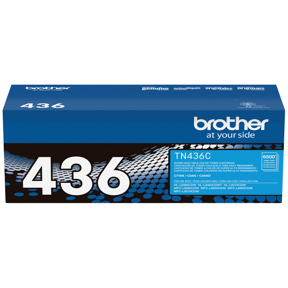 BROTHER Cartouche Laser Originale Cyan (6 500 pages) - TN436C