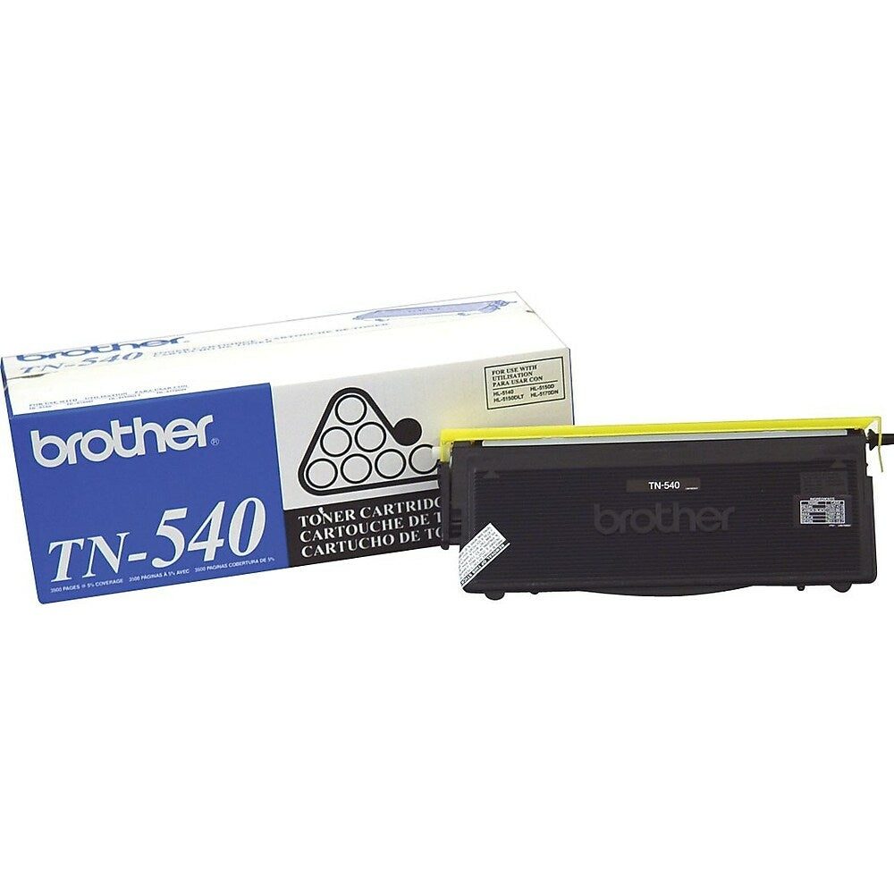 BROTHER Cartouche Laser Originale Noire (3 500 pages) - TN540
