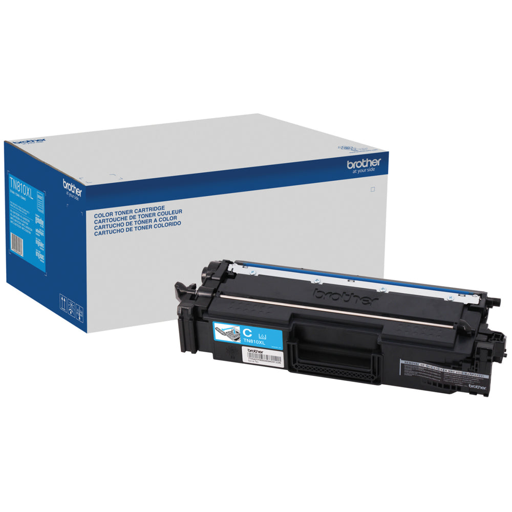 BROTHER Cartouche Laser Originale Cyan (9 000 pages) - TN810XLC