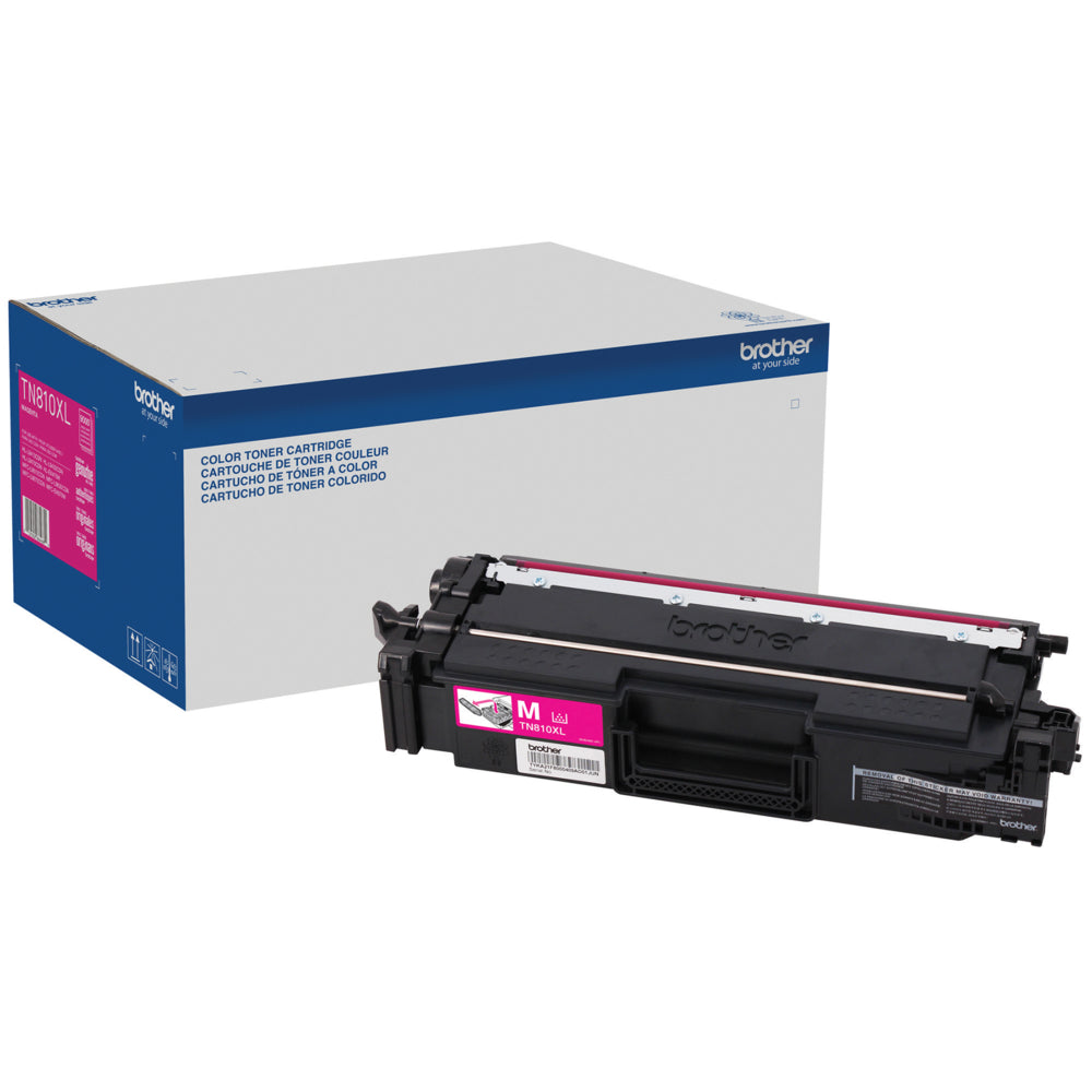 BROTHER Cartouche Laser Originale Magenta (9 000 pages) - TN810XLM