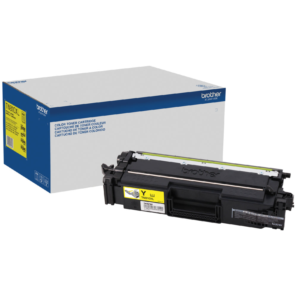 BROTHER Cartouche Laser Originale Jaune (9 000 pages) - TN810XLY