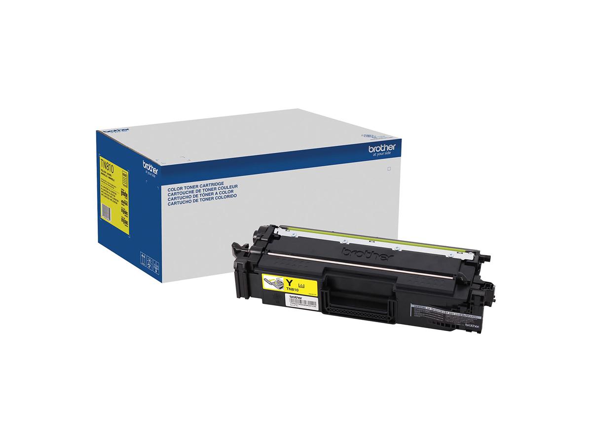 BROTHER Cartouche Laser Originale Jaune (6 500 pages) - TN810Y