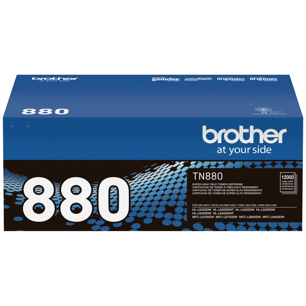 BROTHER Cartouche Laser Originale Noire (12 000 pages) - TN880