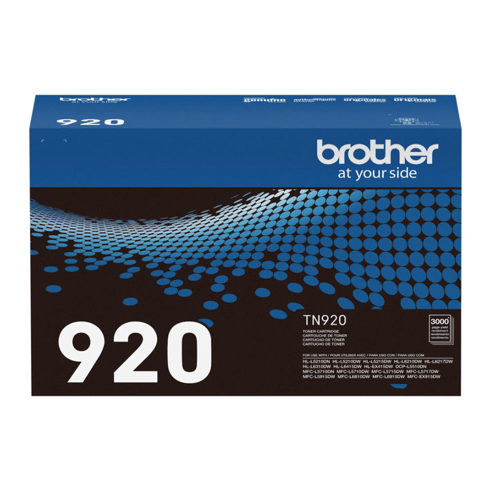 BROTHER Cartouche Laser Originale Noire (3 000 pages) - TN920