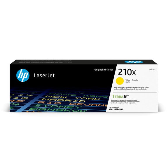 HP Cartouche Laser Originale Jaune (5 500 pages) - W2102X