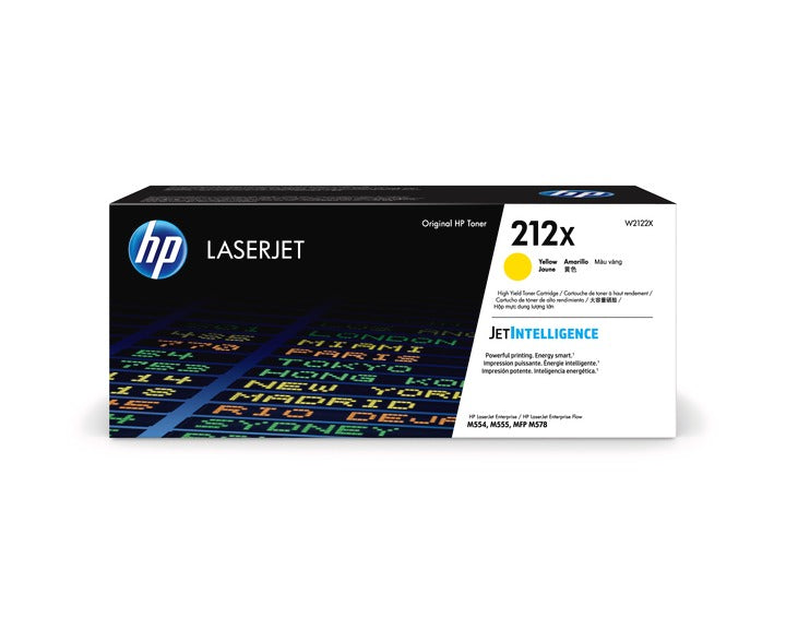 HP Cartouche Laser Originale Jaune (10 000 pages) - 212X - W2122X