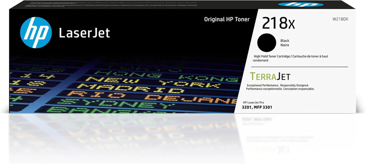 HP Cartouche Laser Originale Noire (3 200 pages) - 218X - W2180X
