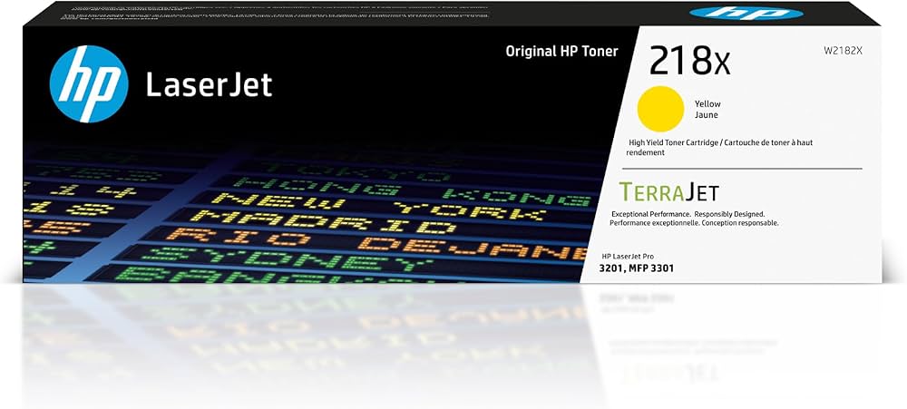 HP Cartouche Laser Originale Jaune (2 500 pages) - 218X - W2182X