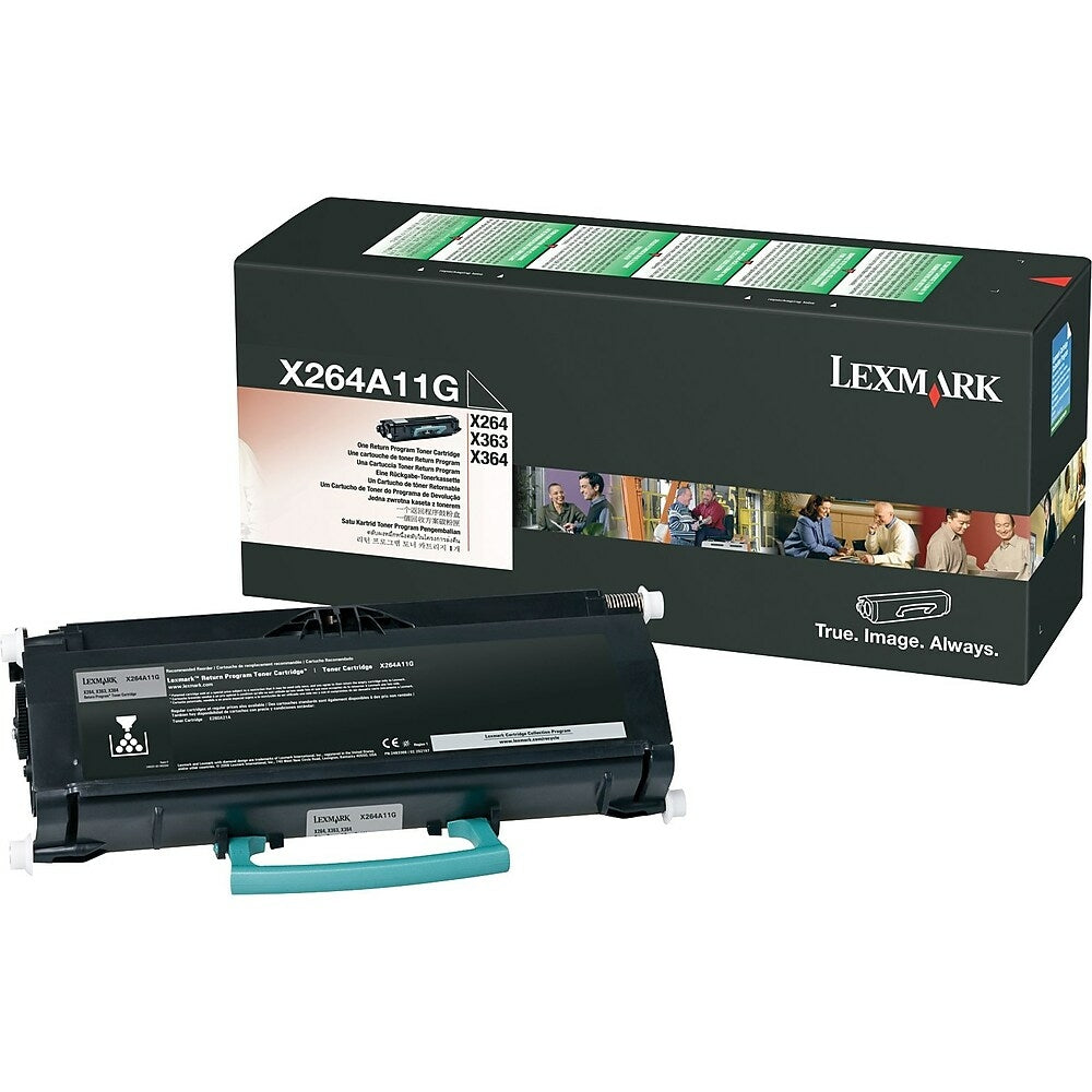 LEXMARK Cartouche Laser Originale Noire (3 500 pages) - X264A11G
