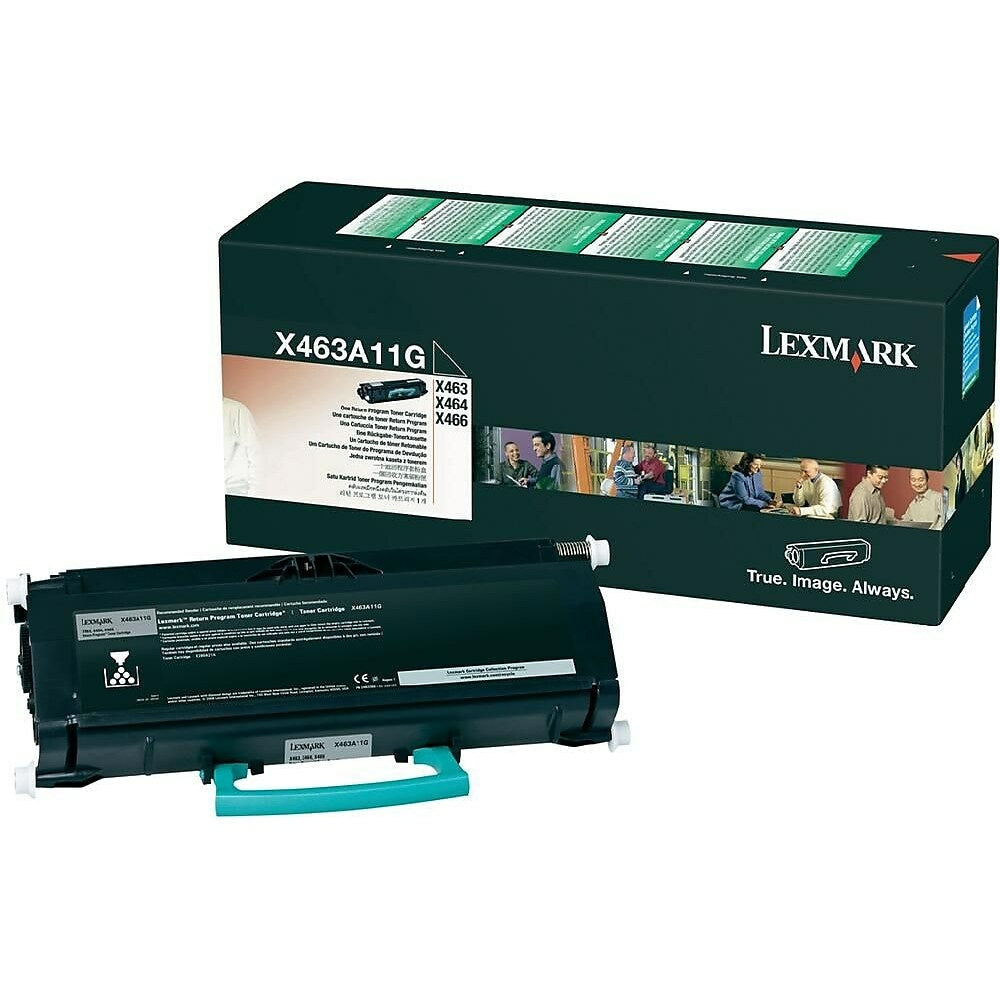LEXMARK Cartouche Laser Originale Noire (3 500 pages) - X463A11G