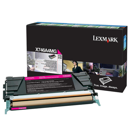 LEXMARK Cartouche Laser Originale Magenta (7 000 pages) - X746A1MG