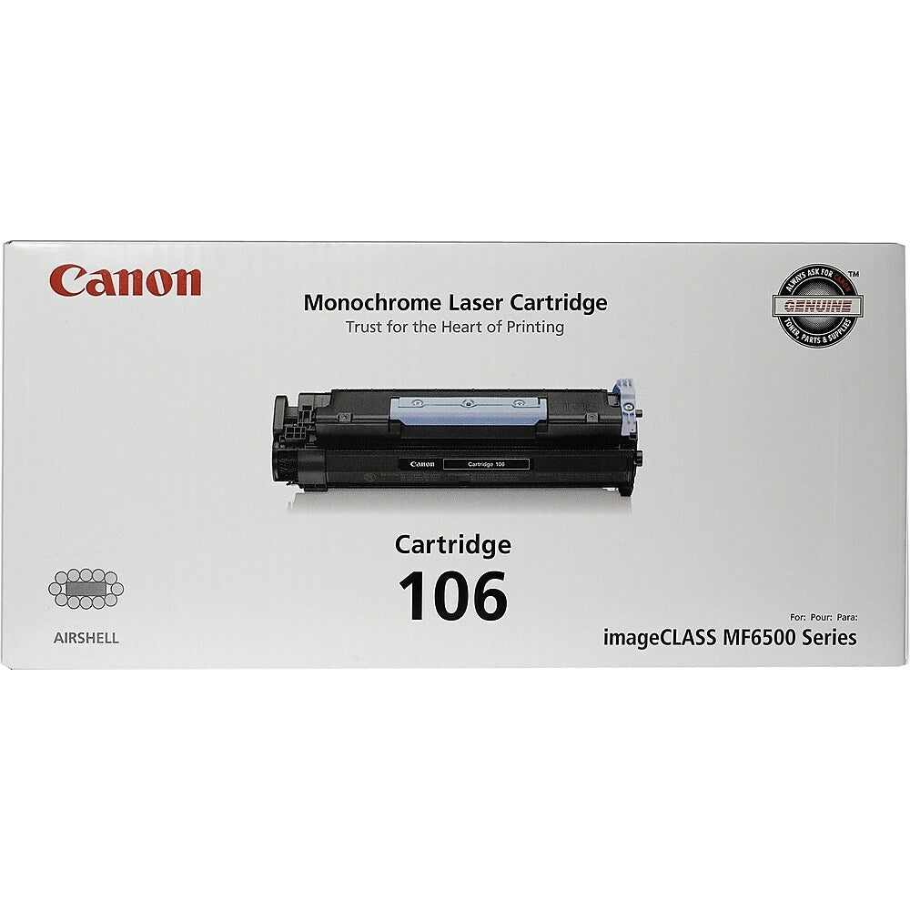 CANON Cartouche Laser Originale Noire (5 000 pages)  - 106 - 0264B001
