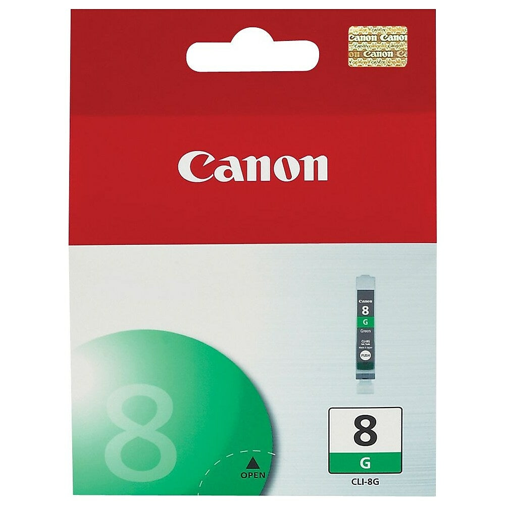 CANON Cartouche Jet d'encre Originale Vert (450 pages)  - CLI-8G - 0627B002