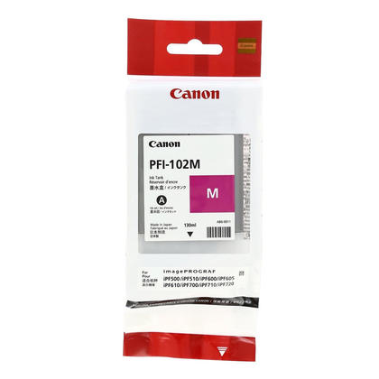 CANON Cartouche Jet d'encre Originale Magenta 130 ml  - PFI-102M - 0897B001