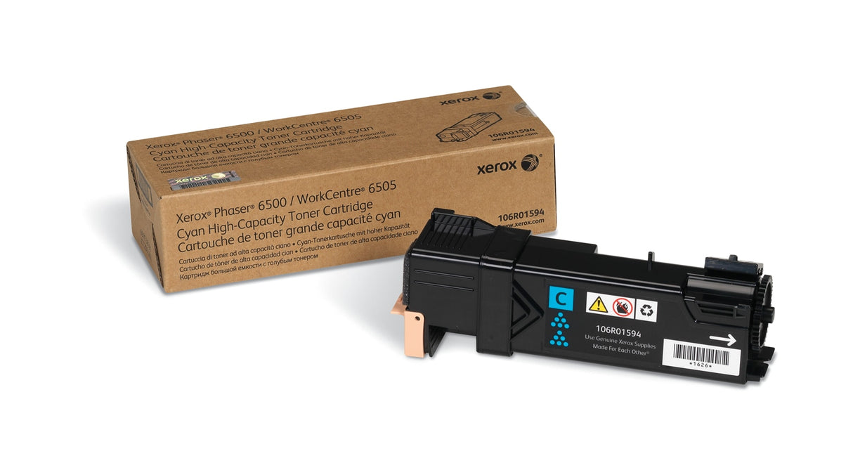 XEROX Cartouche Laser Originale Cyan (2 500 pages) - 106R01594