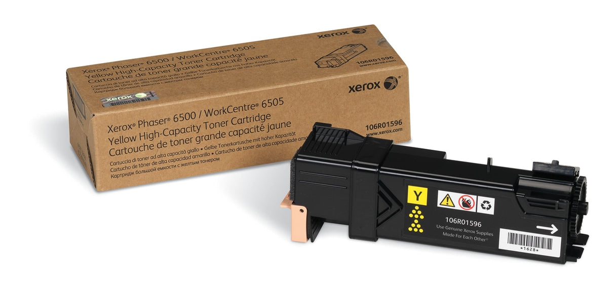 XEROX Cartouche Laser Originale Jaune (2 500 pages) - 106R01596