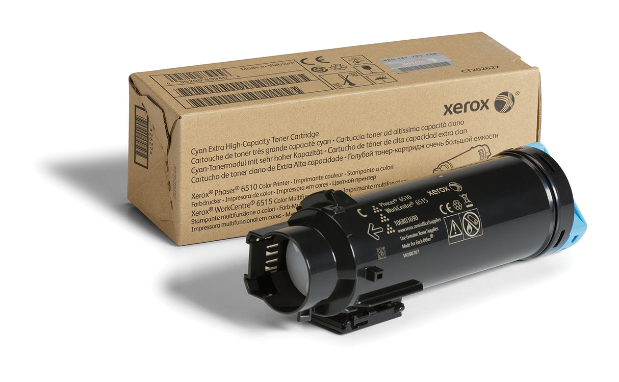 XEROX Cartouche Laser Originale Cyan (4 300 pages)  - 6515 - 106R03690