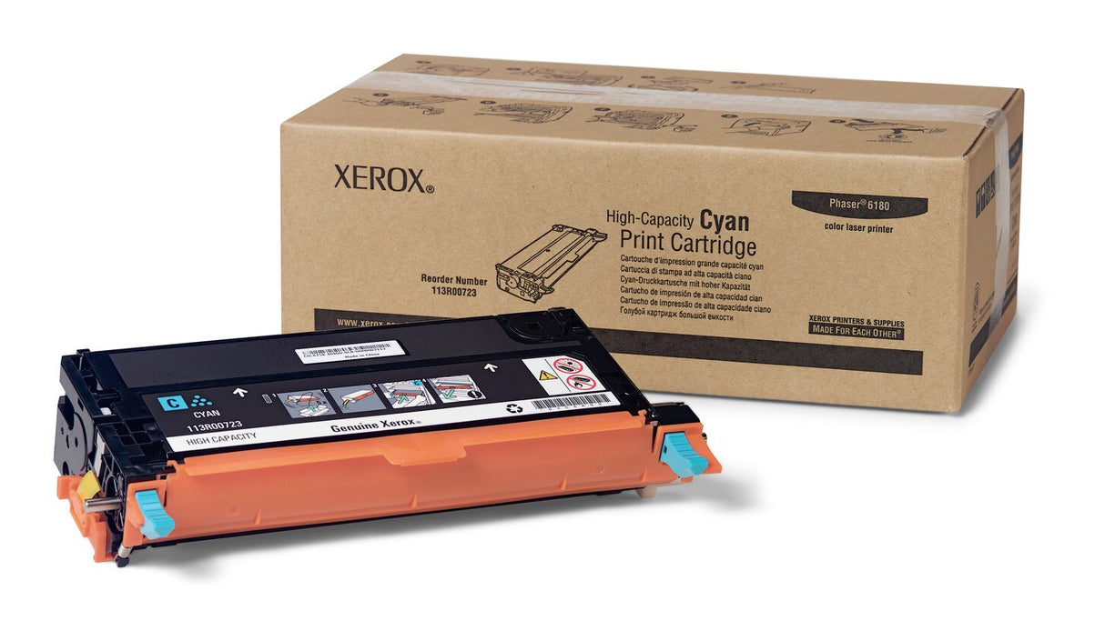XEROX Cartouche Laser Originale Cyan (6 000 pages) - 113R00723