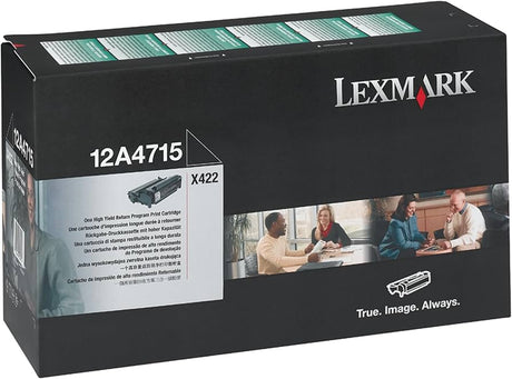 12A4715 - Cartouche laser Lexmark originale noire (12 000 pages)