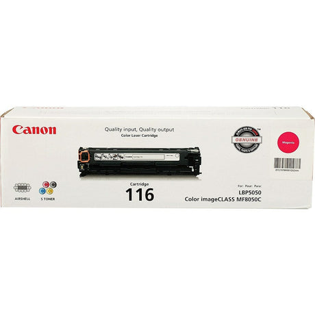 CANON Cartouche Laser Originale Magenta (1 500 pages)  - 116 - 1978B001