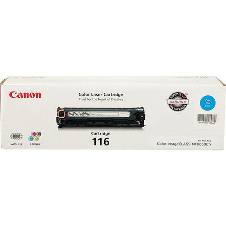 CANON Cartouche Laser Originale Cyan (1 500 pages)  - 116 - 1979B001