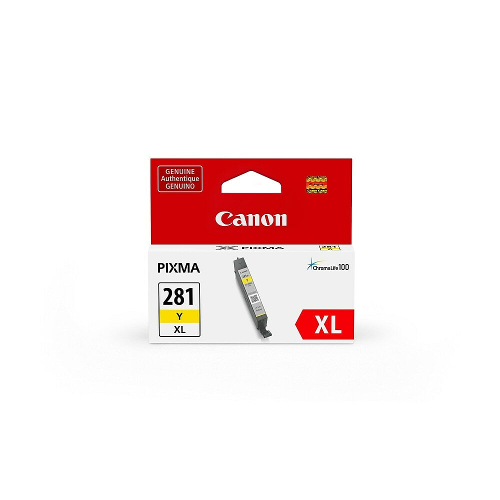 CANON Cartouche Jet d'encre Originale Jaune (550 pages)  - 281YXL - 2036C001