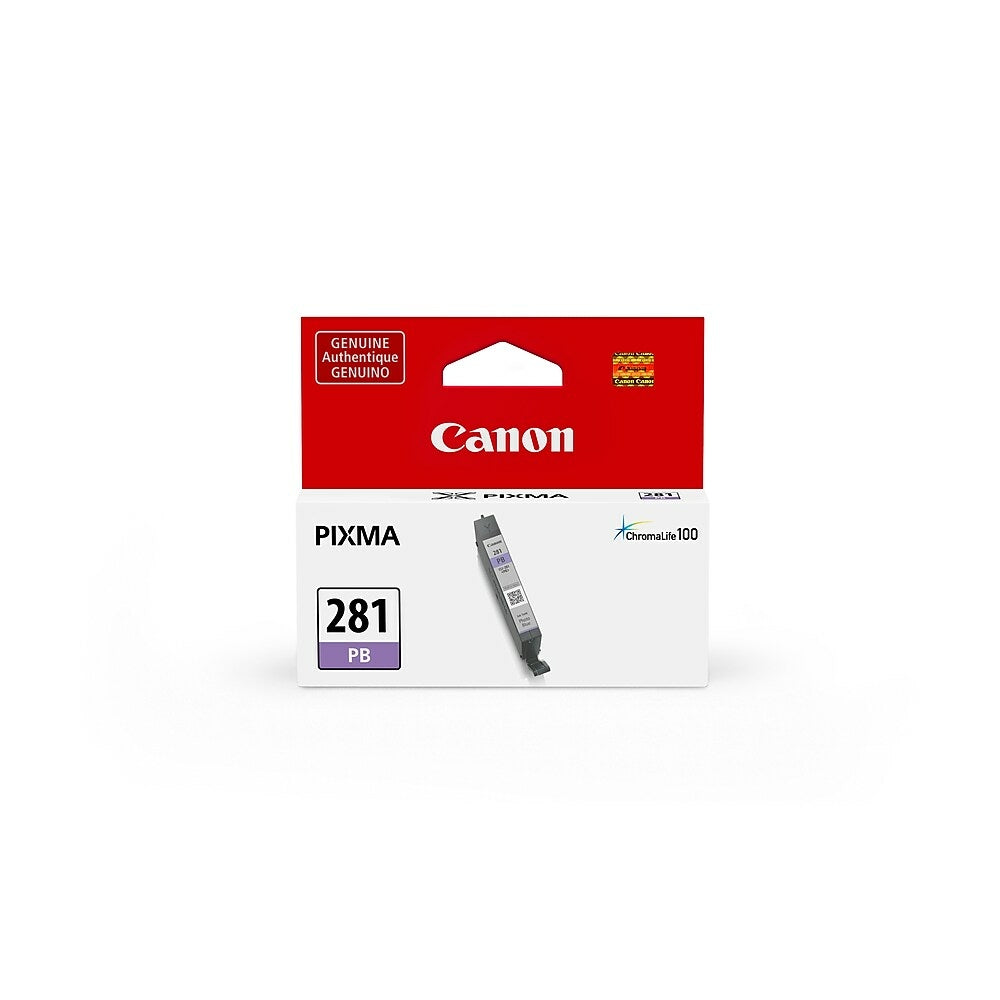 CANON Cartouche Jet d'encre Originale Bleue, photo (210 pages)  - 281PB - 2092C001