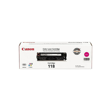 CANON Cartouche Laser Originale Magenta (2 900 pages)  - 118 - 2660B001
