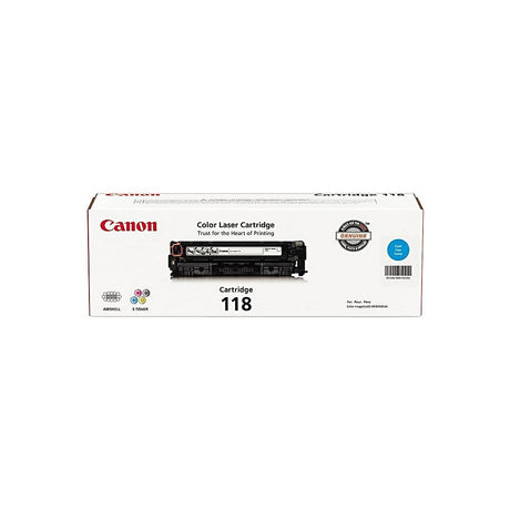 CANON Cartouche Laser Originale Cyan (2 900 pages)  - 118 - 2661B001