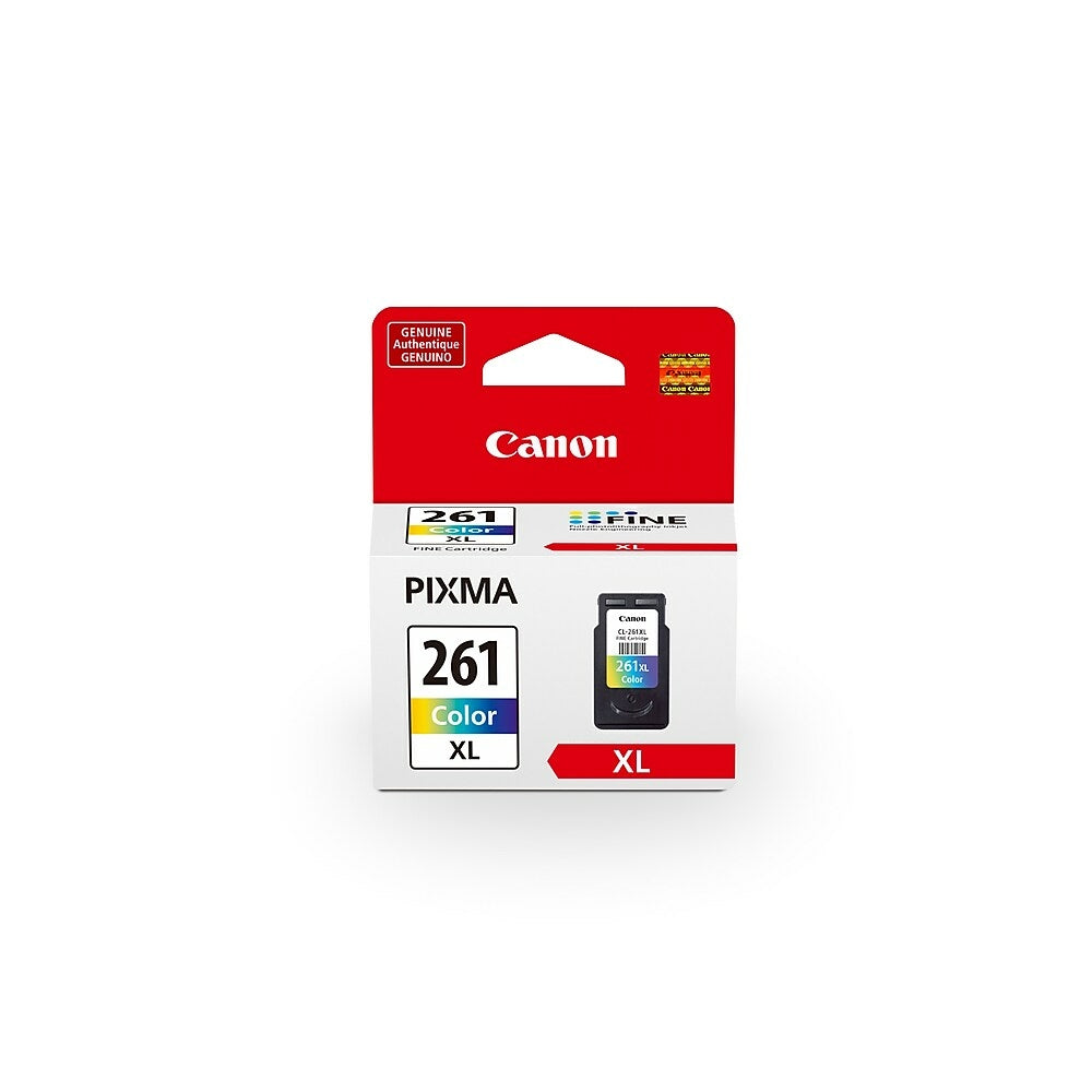 CANON Cartouche Jet d'encre Originale Couleur (300 pages)  - CL-261XL - 3724C001