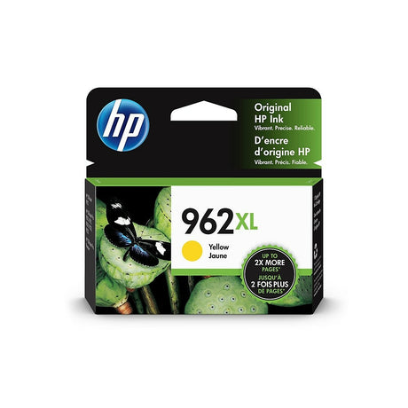 HP Cartouche Jet d'encre Originale Jaune (1 600 pages)  - 962XL - 3JA02AN