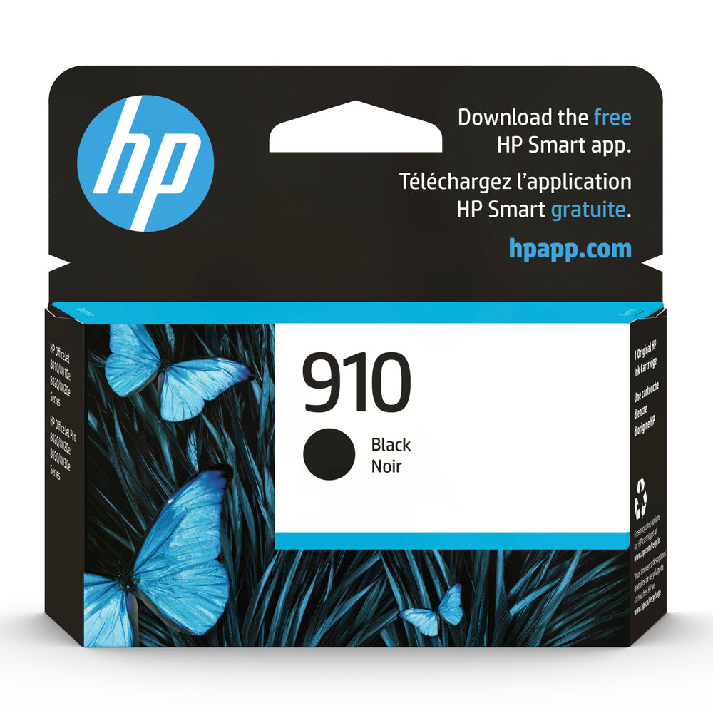 HP Cartouche Jet d'encre Originale Noire (300 pages)  - 910 - 3YL61AN