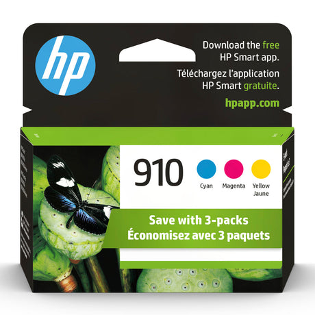 HP Cartouche Jet d'encre Originale CMY (315 pages)  - 910 - 3YN97AN