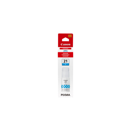 CANON Cartouche Jet d'encre Originale Cyan (7 700 pages)  - 21C - 4537C001