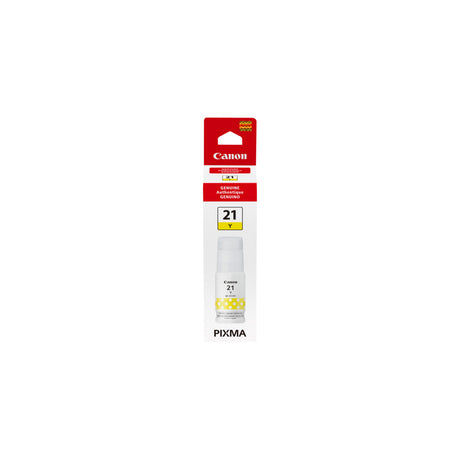 CANON Cartouche Jet d'encre Originale Jaune (7 700 pages)  - 21Y - 4539C001